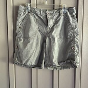 DKNY Green/Gray Shorts size 8